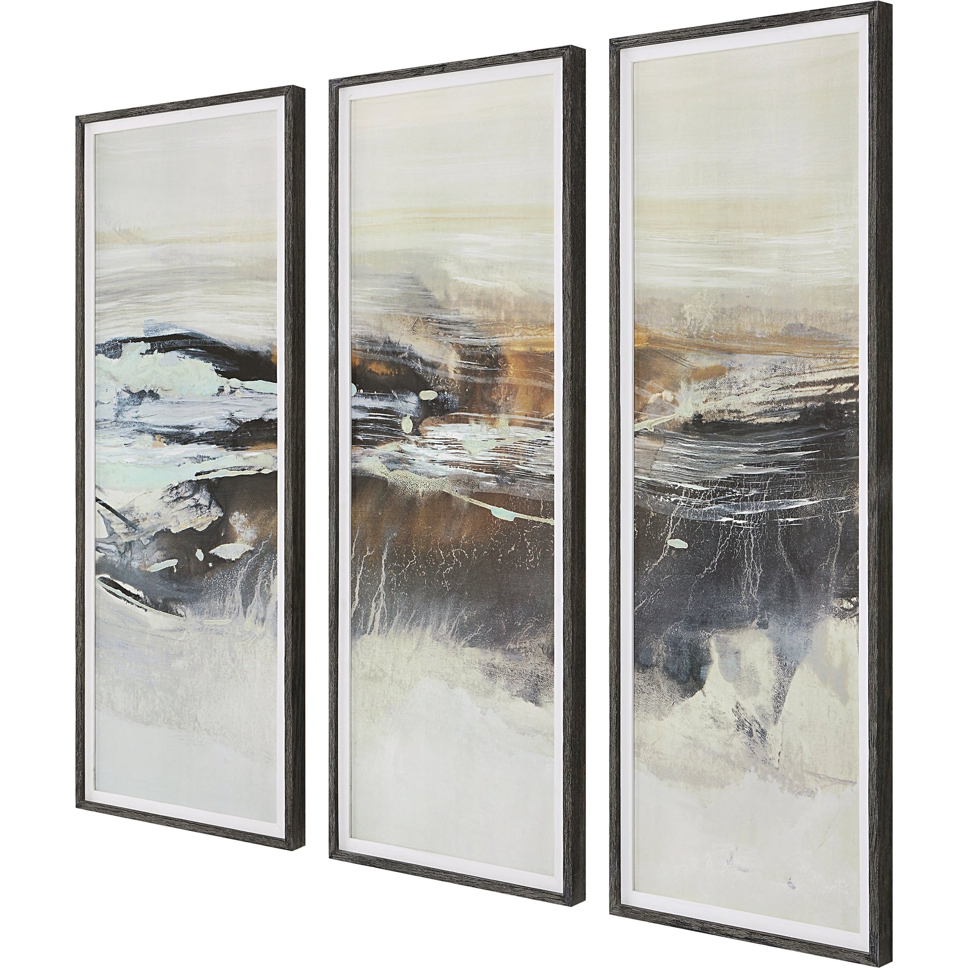 Graphite Horizon by Uttermost in multi. Made from pine, mdf, linen, paper in a modern style.