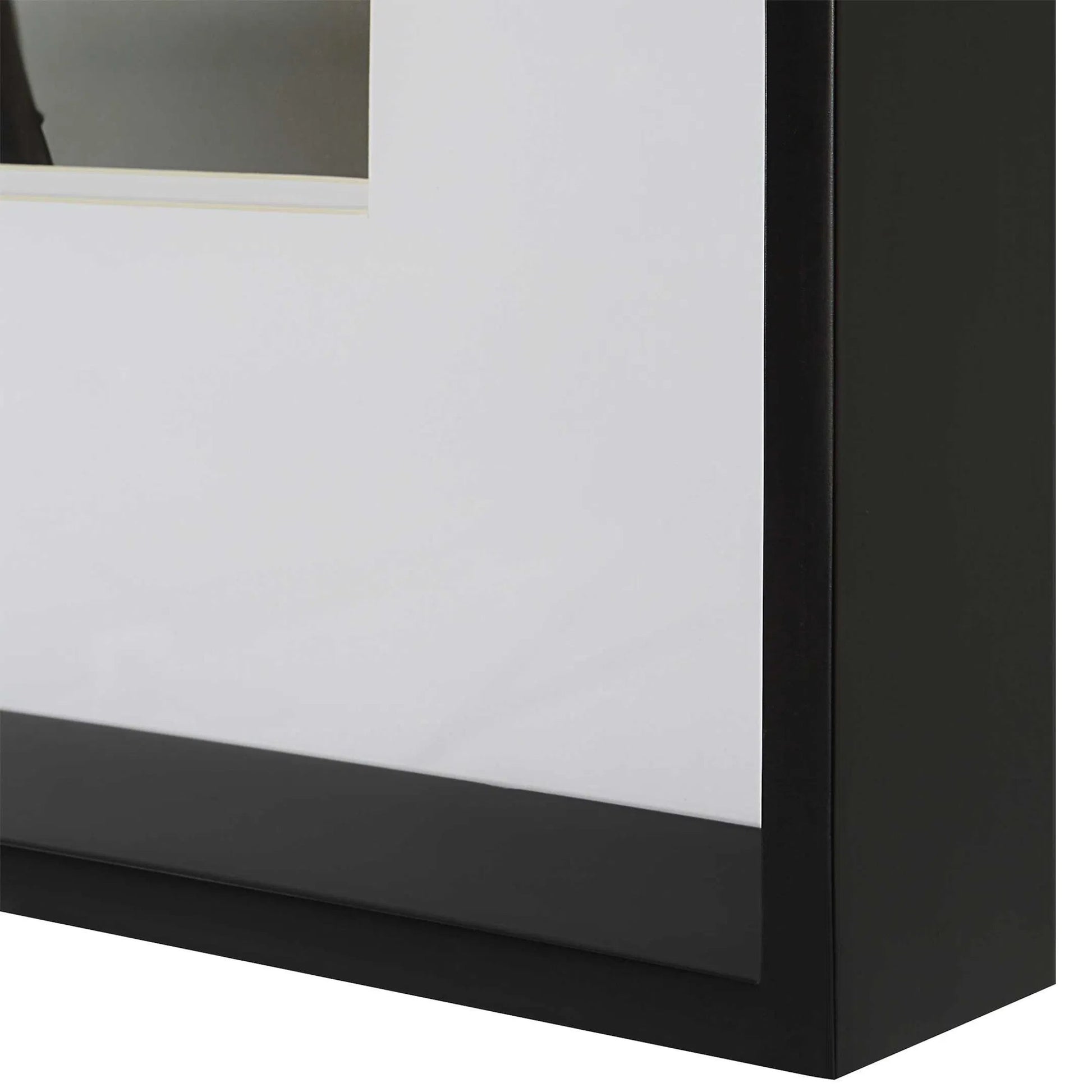 Eyes on the Prize Framed Print by Uttermost in multi and satin black. Made from pinewood, glass, mdf, paper in a modern style.