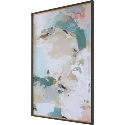 Perfect Storm Framed Print by Uttermost in multi and espresso, gold leaf. Made from pine, mdf, paper in a modern style.