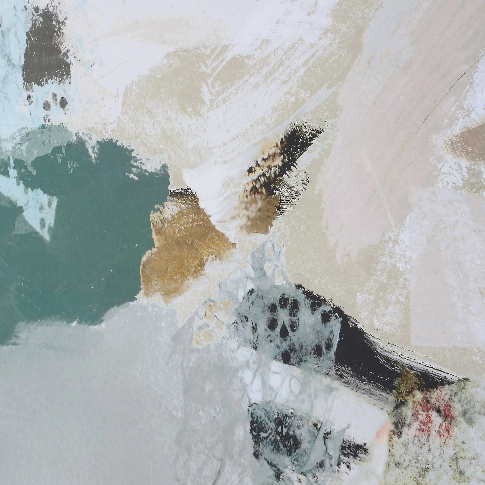 Perfect Storm Framed Print by Uttermost in multi and espresso, gold leaf. Made from pine, mdf, paper in a modern style.