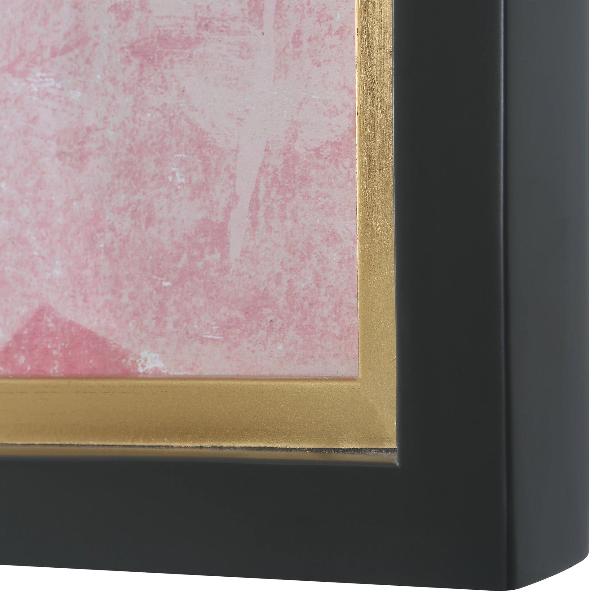 Perfect Storm Framed Print by Uttermost in multi and espresso, gold leaf. Made from pine, mdf, paper in a modern style.