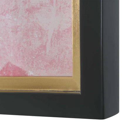 Perfect Storm Framed Print by Uttermost in multi and espresso, gold leaf. Made from pine, mdf, paper in a modern style.