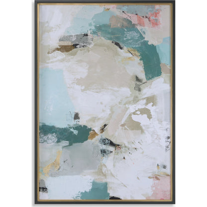 Perfect Storm Framed Print by Uttermost in multi and espresso, gold leaf. Made from pine, mdf, paper in a modern style.