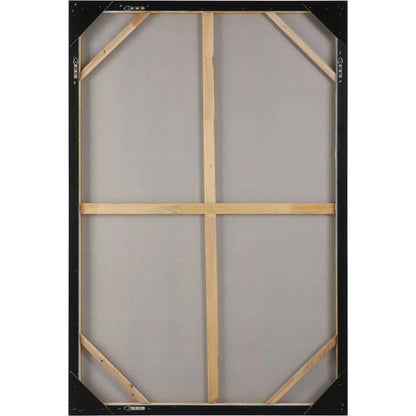 Placidity Hand Painted Canvas by Uttermost in multi and brushed silver. Made from canvas, pine wood, acrylic, plastic in a modern style.