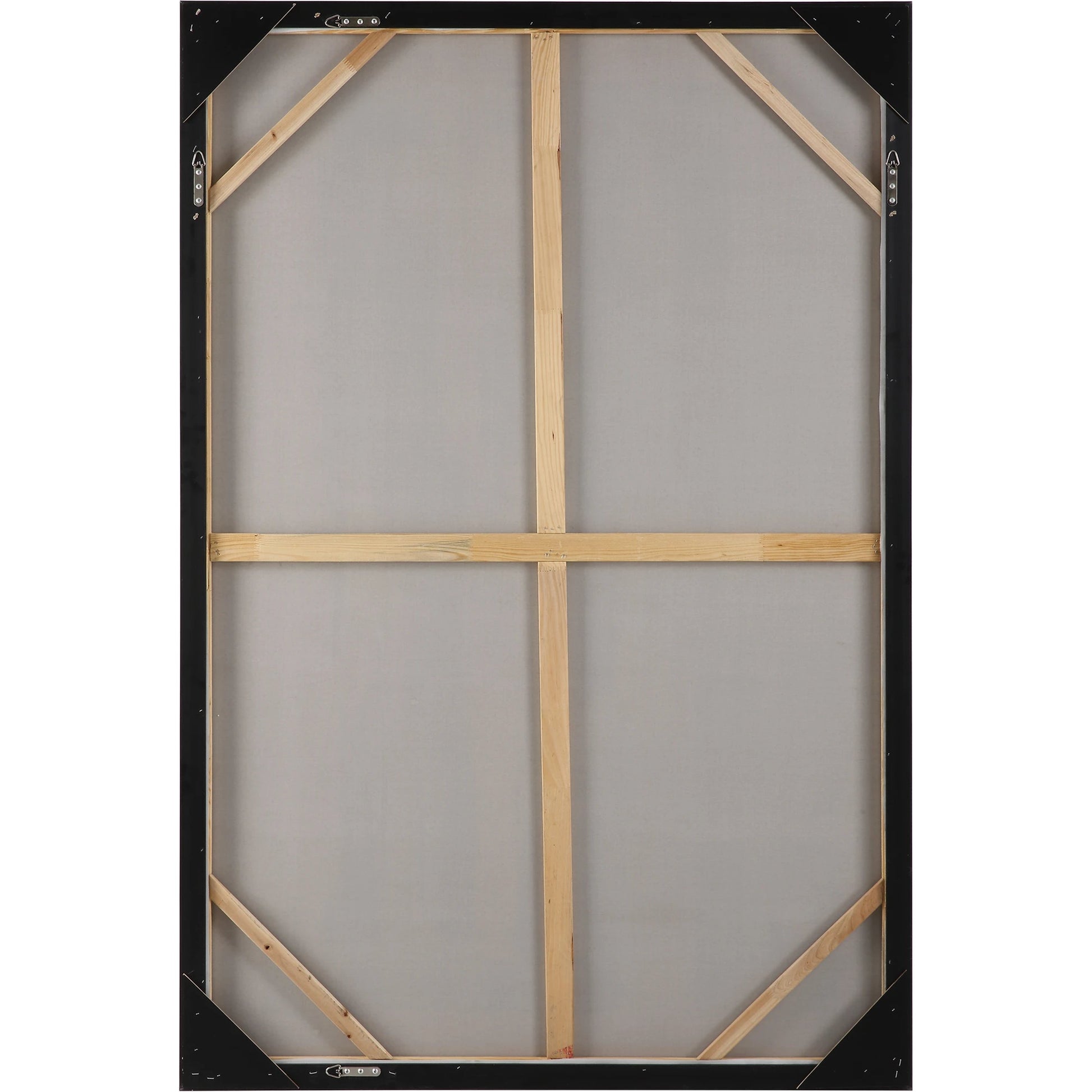 Placidity Hand Painted Canvas by Uttermost in multi and brushed silver. Made from canvas, pine wood, acrylic, plastic in a modern style.