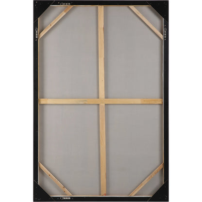 Placidity Hand Painted Canvas by Uttermost in multi and brushed silver. Made from canvas, pine wood, acrylic, plastic in a modern style.