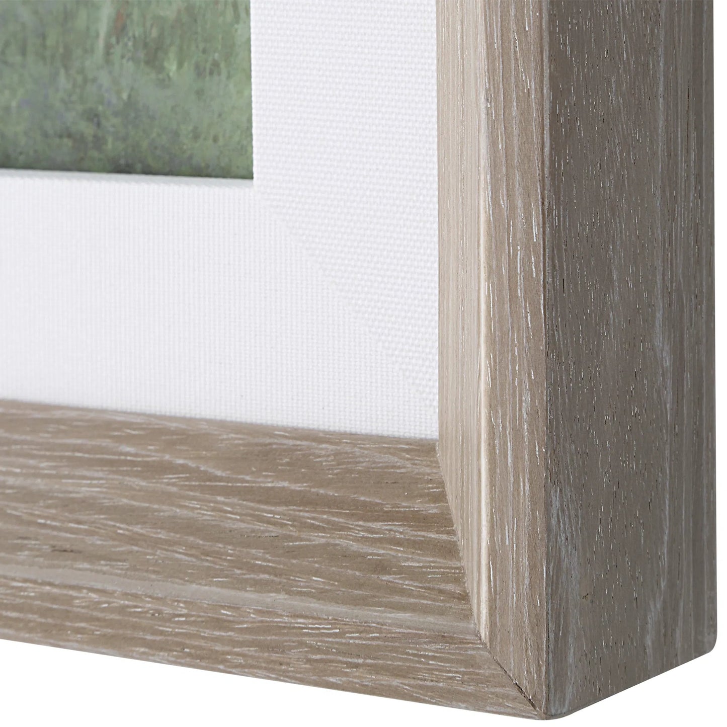 003 SI-2262464 | Closeup | Quiet Meadows Framed Prints by Uttermost. Made from pinewood, mdf, veneer, linen, paper in a cottage & farmhouse style.