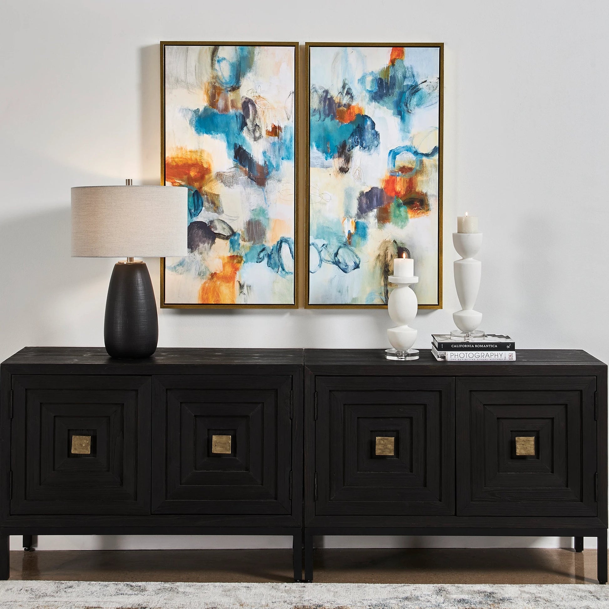 Casual Moments Framed Abstract Art by Uttermost. Made from solid wood, canvas in a modern style.