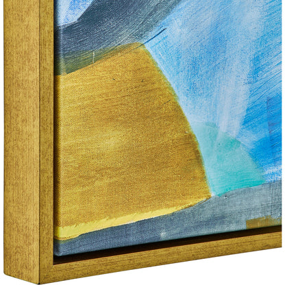 The Story of Water Abstract Art by Uttermost. Made from solid wood, canvas in a modern style.