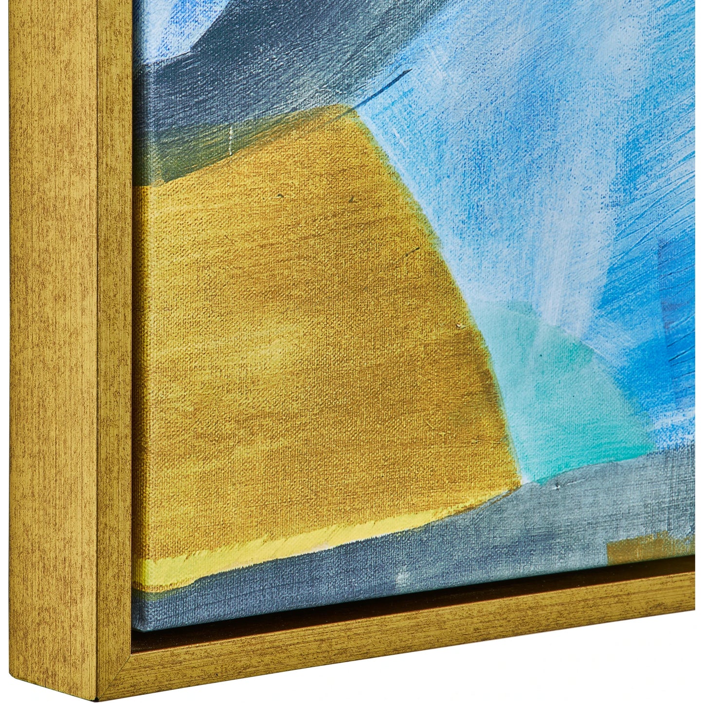 002 SI-2146883 | Closeup | The Story of Water Abstract Art by Uttermost. Made from solid wood, canvas in a modern style.