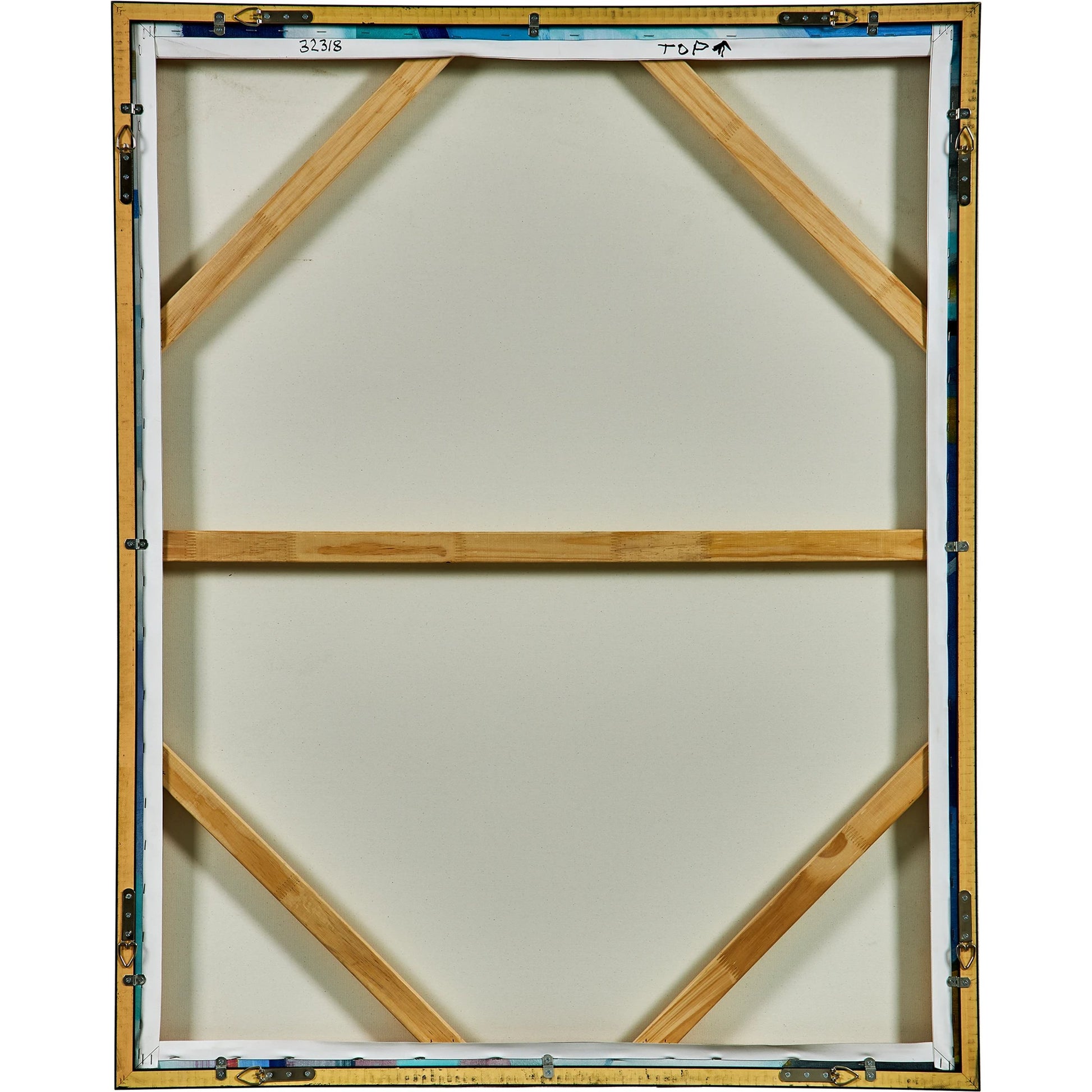 The Story of Water Abstract Art by Uttermost. Made from solid wood, canvas in a modern style.