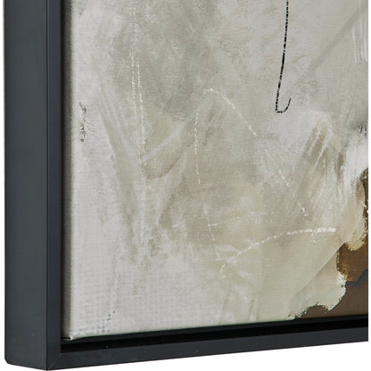 Solace I Abstract Art on Canvas by Uttermost. Made from solid wood, canvas, lacquer paint in a modern style.