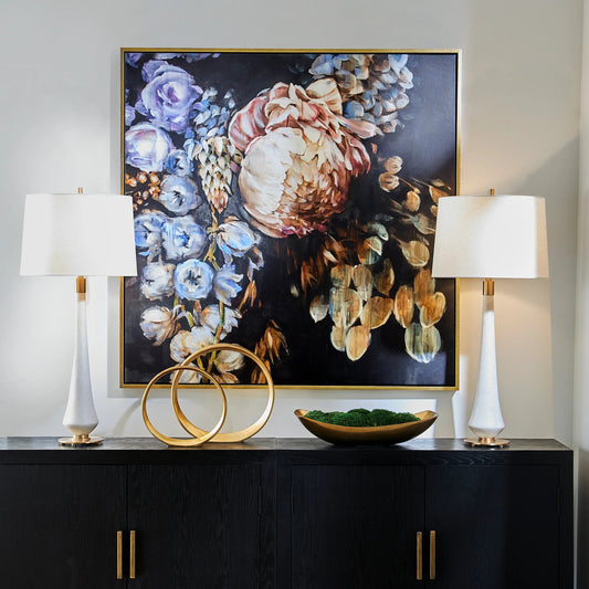 Natural Wonder Framed Floral Art by Uttermost. Made from solid wood, canvas in a modern style.