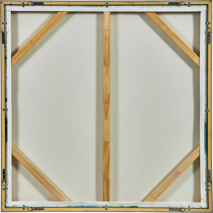 Rock & Roll Framed Abstract Art by Uttermost. Made from solid wood, canvas in a modern style.