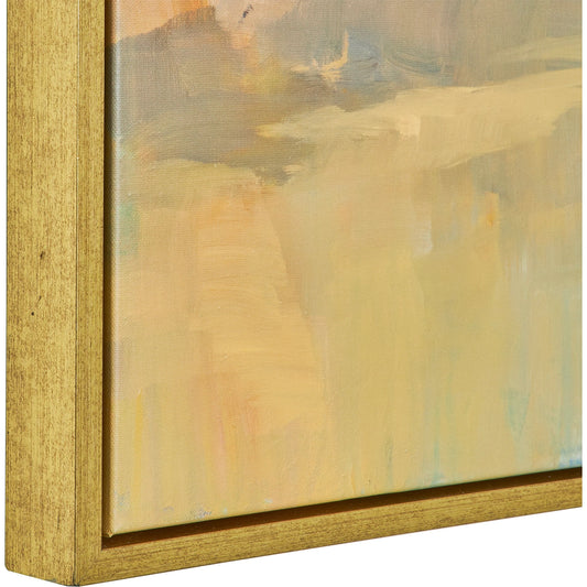 Folded Hills Framed Landscape Art by Uttermost. Made from solid wood, canvas in a modern style.