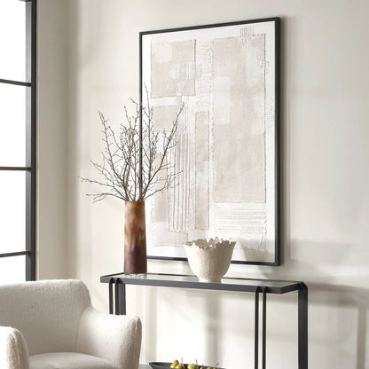 Clean Slate Hand Painted Canvas by Uttermost. Made from canvas, pine, plastic, mdf, acrylic in a unique style.