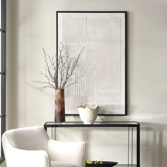 Clean Slate Hand Painted Canvas by Uttermost. Made from canvas, pine, plastic, mdf, acrylic in a unique style.