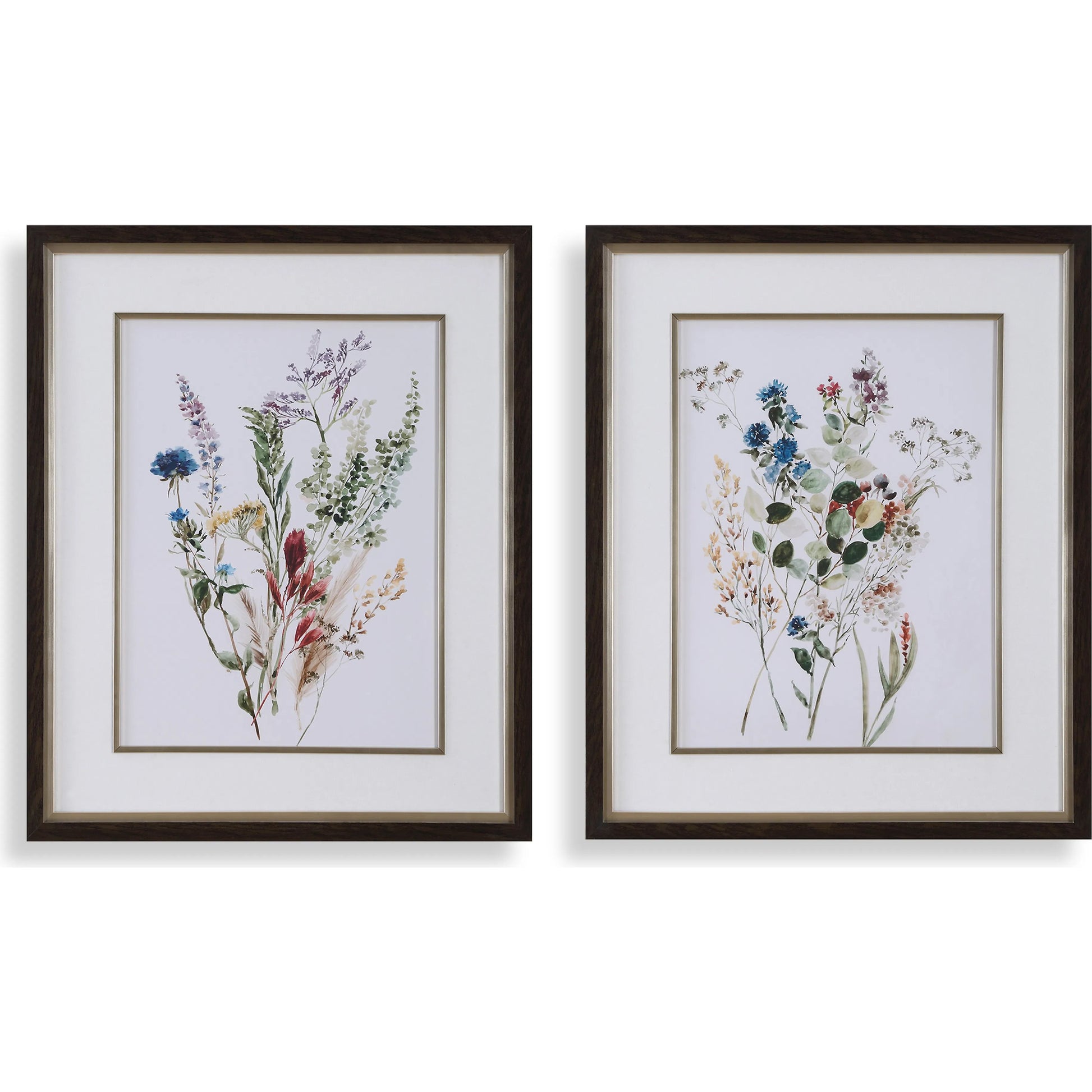 Delicate Flowers Framed Prints by Uttermost. Made from pine, plastic, glass, mdf, paper in a transitional style.