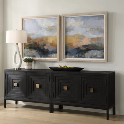 Dusk Framed Prints by Uttermost. Made from plastic, glass, mdf, paper in a transitional style.