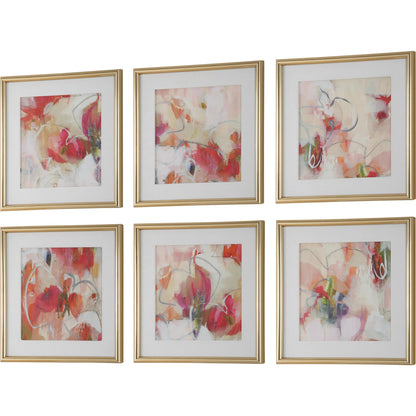 Fresh Start Abstract Prints by Uttermost. Made from plastic, glass, mdf, paper in a eclectic & global style.