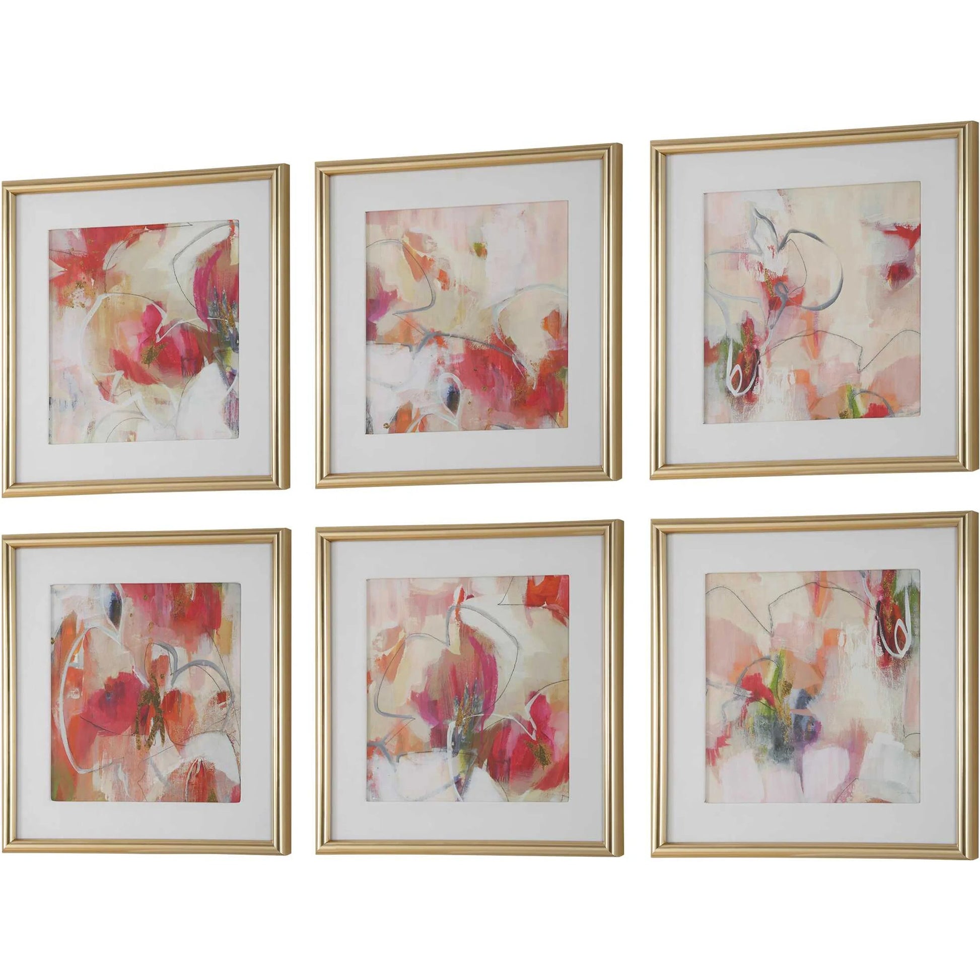 Fresh Start Abstract Prints by Uttermost. Made from plastic, glass, mdf, paper in a eclectic & global style.