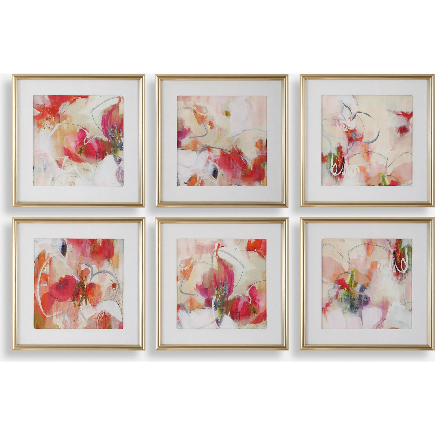 001 SI-2262470 | Primary Silo | Fresh Start Abstract Prints by Uttermost. Made from plastic, glass, mdf, paper in a eclectic & global style.