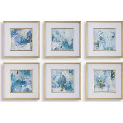 Fresh Start Abstract Prints by Uttermost. Made from plastic, glass, mdf, paper in a eclectic & global style.