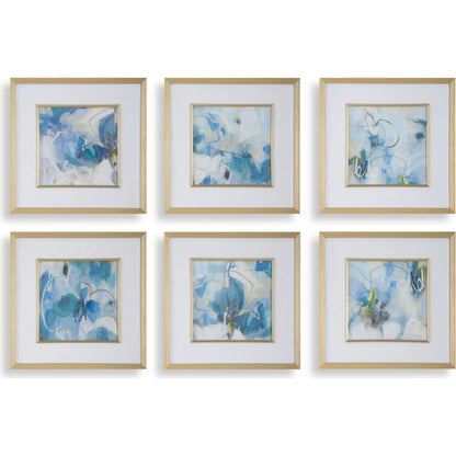 Fresh Start Abstract Prints by Uttermost. Made from plastic, glass, mdf, paper in a eclectic & global style.