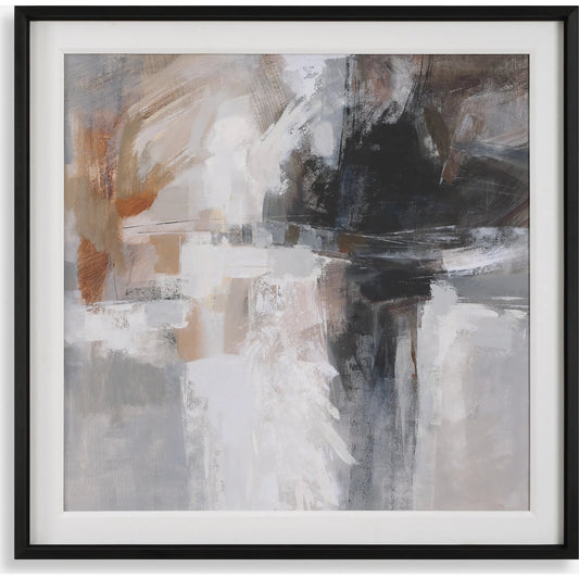 Wings Neutral Abstract Framed Print by Uttermost. Made from aluminium, pine, mdf, paper, linen in a unique style.