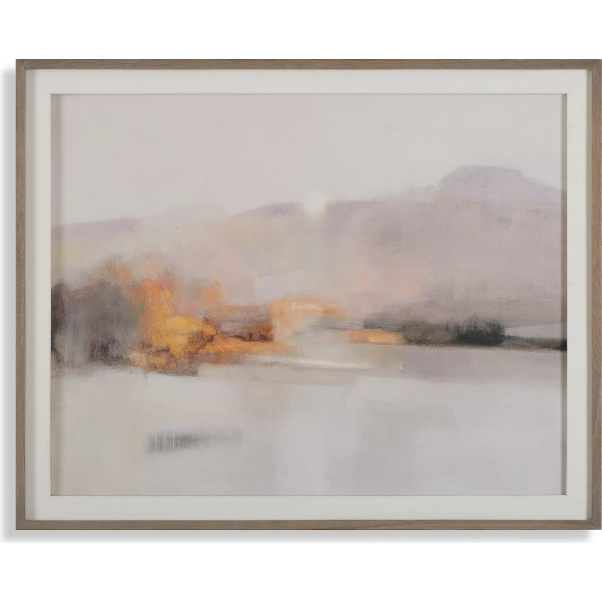 Memory of the West Landscape Print by Uttermost in gray. Made from pine, mdf, veneer, paper, linen in a transitional style.