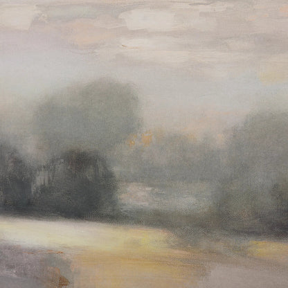 Atmospheric Neutral Landscape Print by Uttermost. Made from alumnium, pine, mdf, paper, linen in a traditional style.