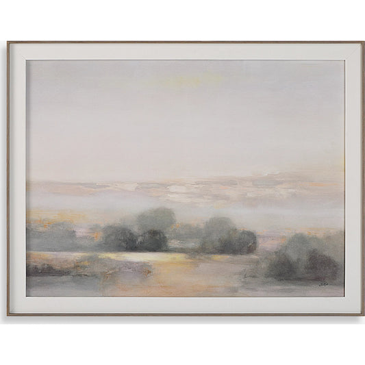 Atmospheric Neutral Landscape Print by Uttermost. Made from alumnium, pine, mdf, paper, linen in a unique style.