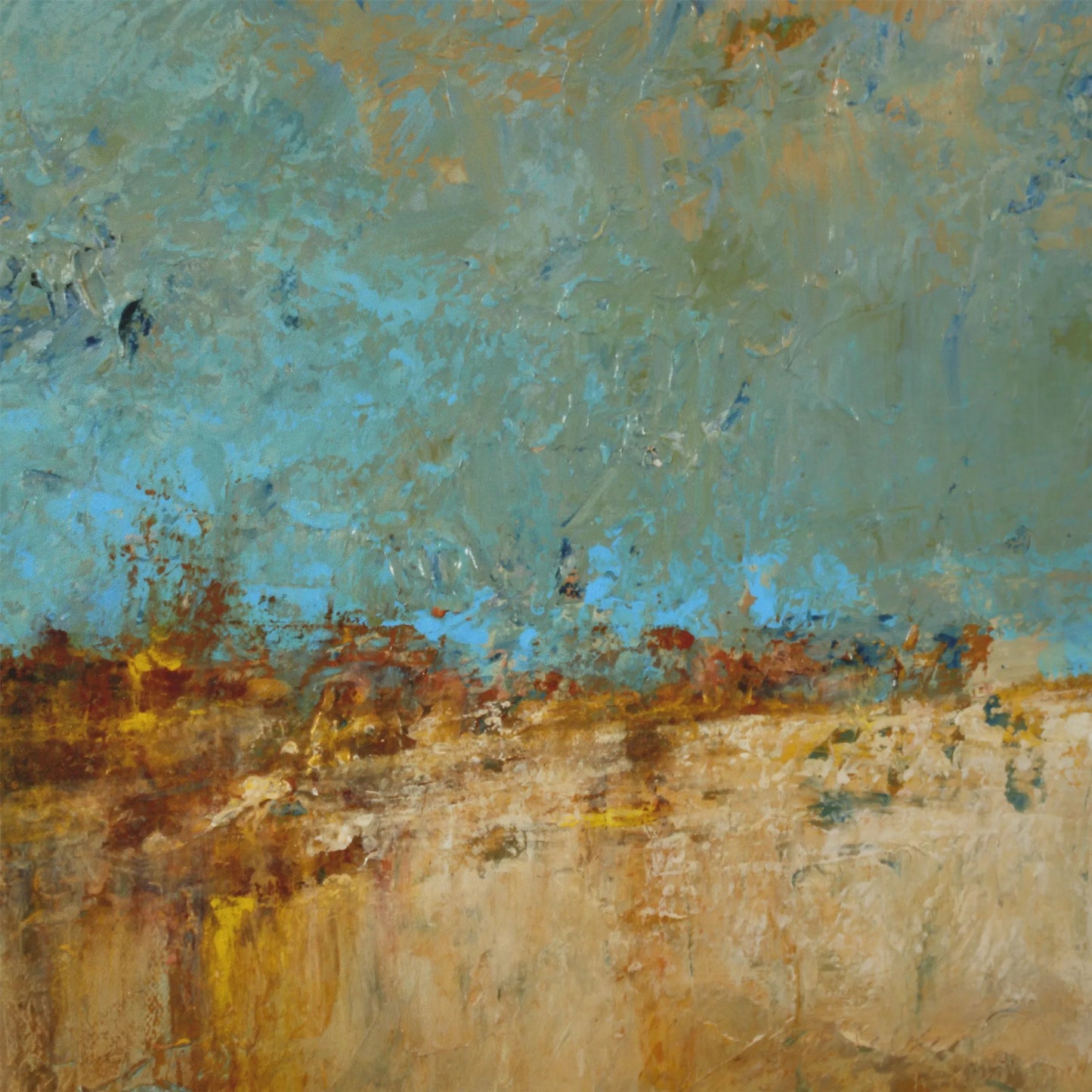 002 SI-2262480 | Closeup | Vista Grande Framed Desertscape Print by Uttermost. Made from pine, mdf, veneer, paper, linen in a transitional style.