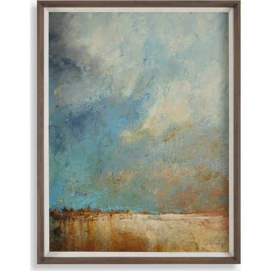 Vista Grande Framed Desertscape Print by Uttermost. Made from pine, mdf, veneer, paper, linen in a unique style.