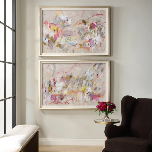 Metropolitan Rush Abstract Prints by Uttermost. Made from pine, mdf, paper, linen in a unique style.