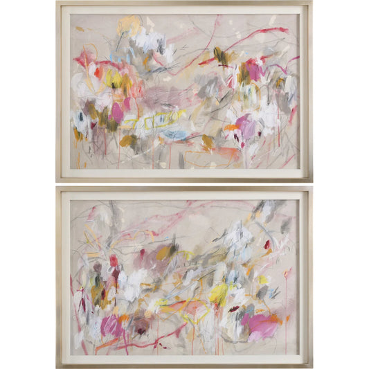 Metropolitan Rush Abstract Prints by Uttermost. Made from pine, mdf, paper, linen in a unique style.