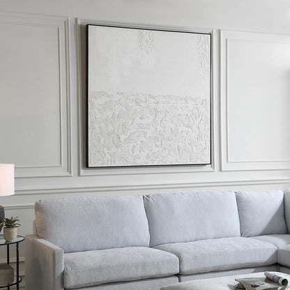 Below the Surface Abstract Art by Uttermost. Made from canvas, firwood frame, mdf in a transitional style.