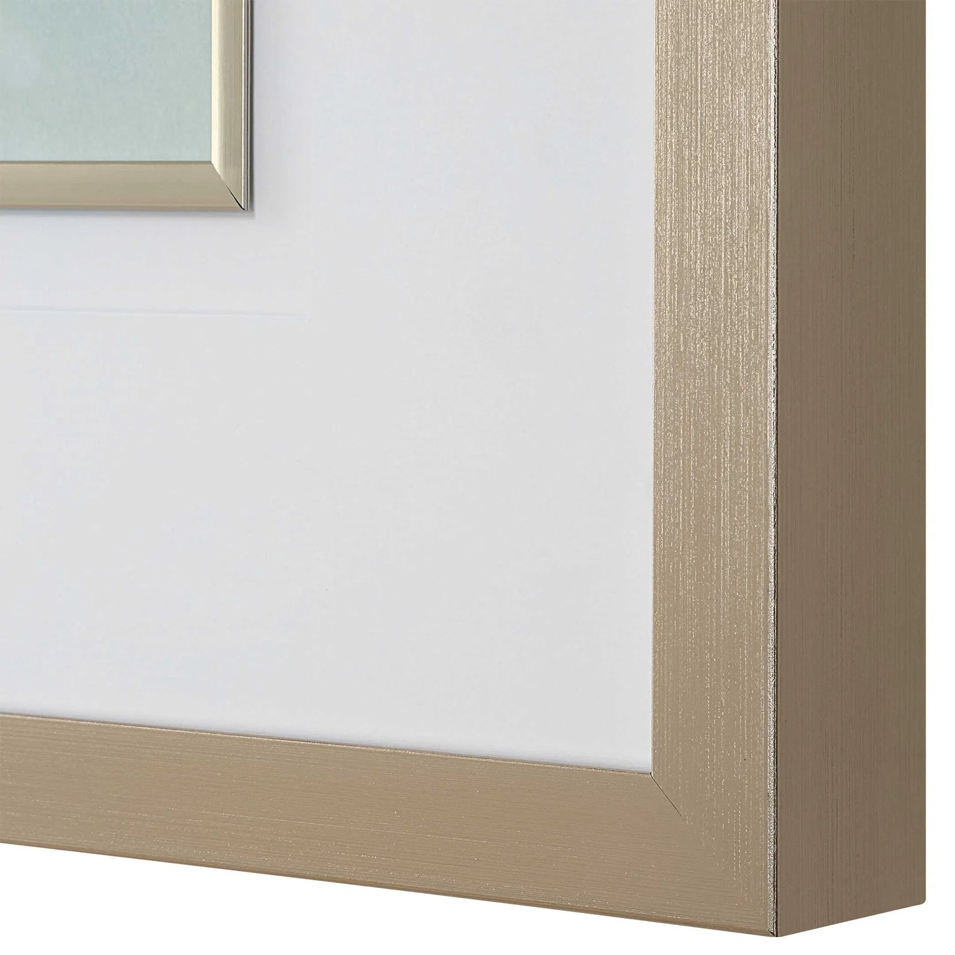 Soft Sage Abstract Landscape Prints by Uttermost. Made from plastic, glass, mdf, paper in a transitional style.