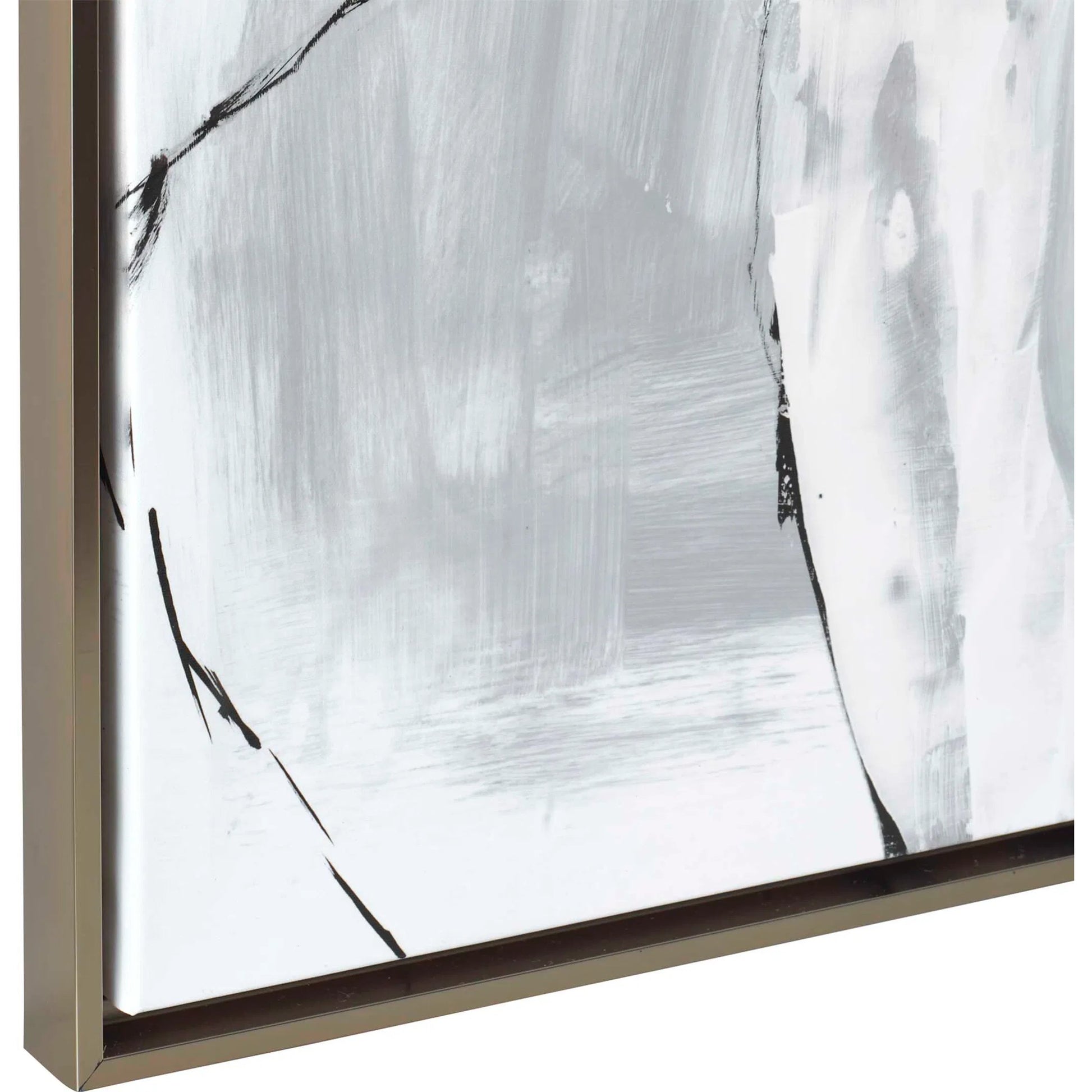 Looping Eternity Framed Abstract Art by Uttermost in bronze, gold. Made from solid wood, canvas in a modern style.