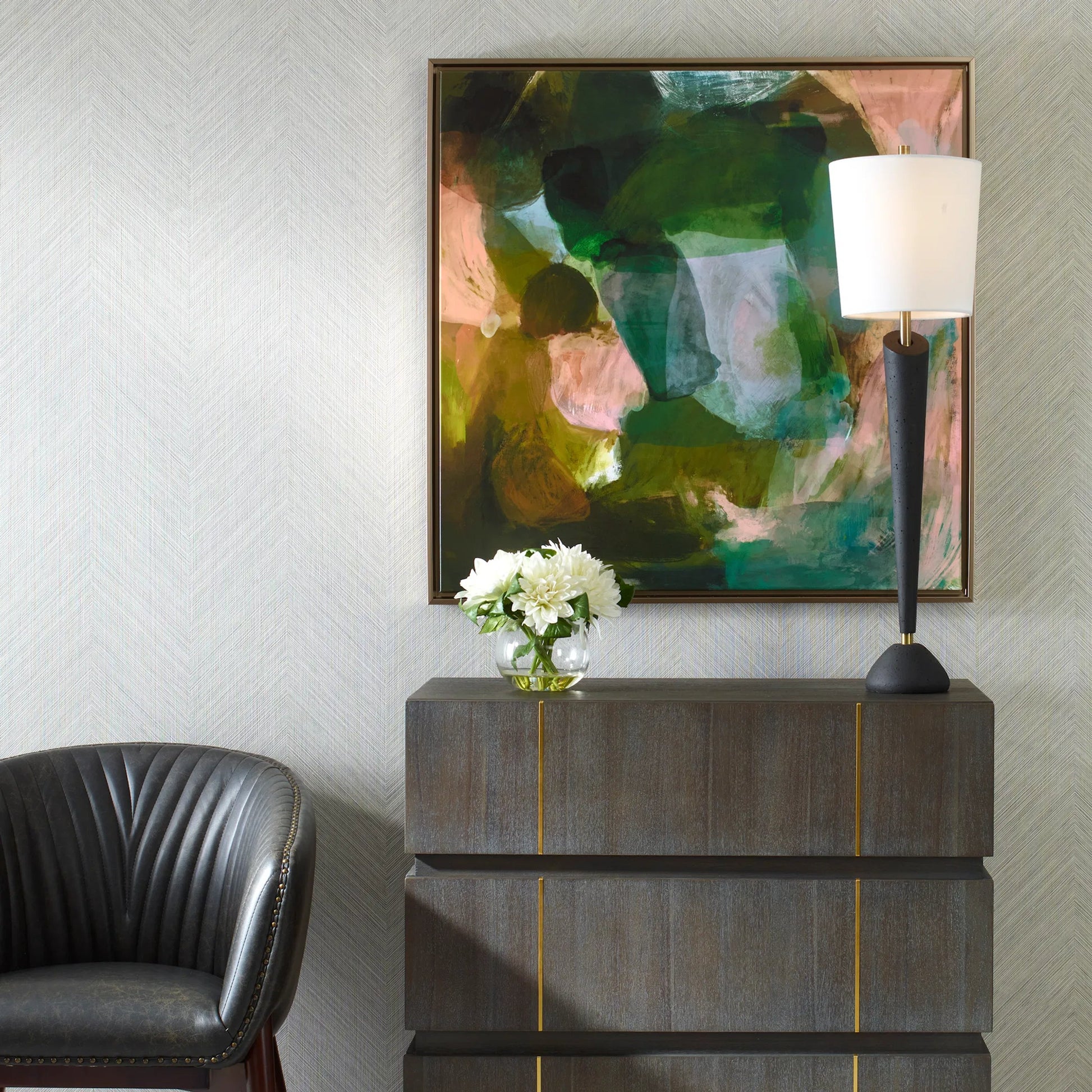 Forever Ever Framed Abstract Art by Uttermost. Made from solid wood, canvas in a eclectic & global style.