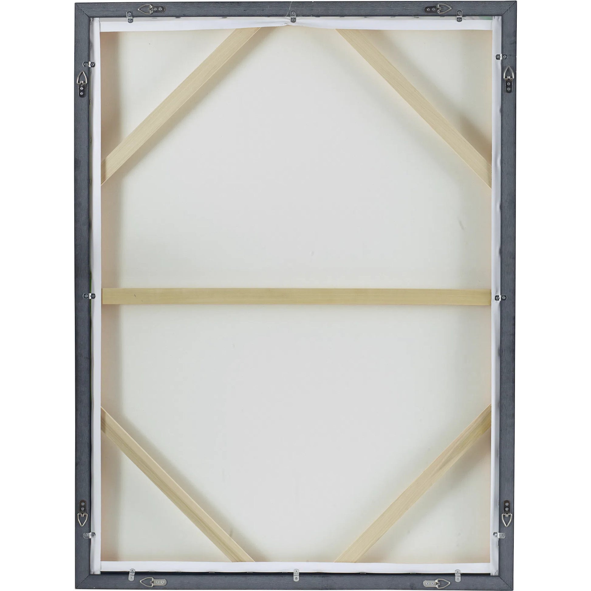 Serene Framed Abstract Art by Uttermost. Made from solid wood, canvas in a transitional style.