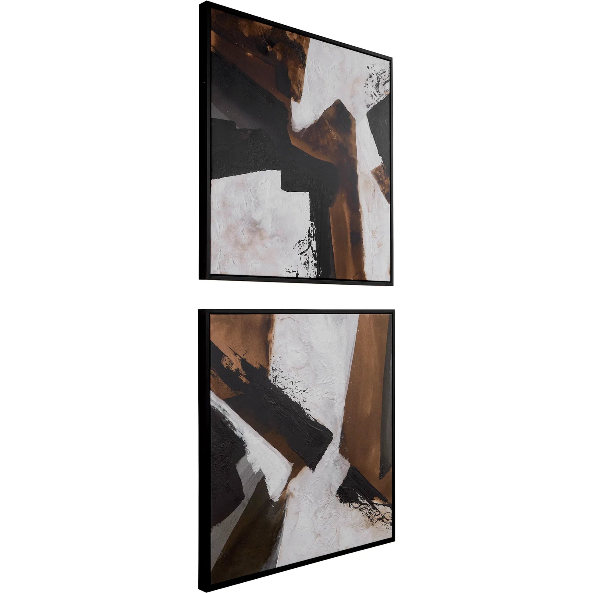 Tactile Inspiration Framed Abstract Art by Uttermost. Made from solid wood, canvas in a eclectic & global style.