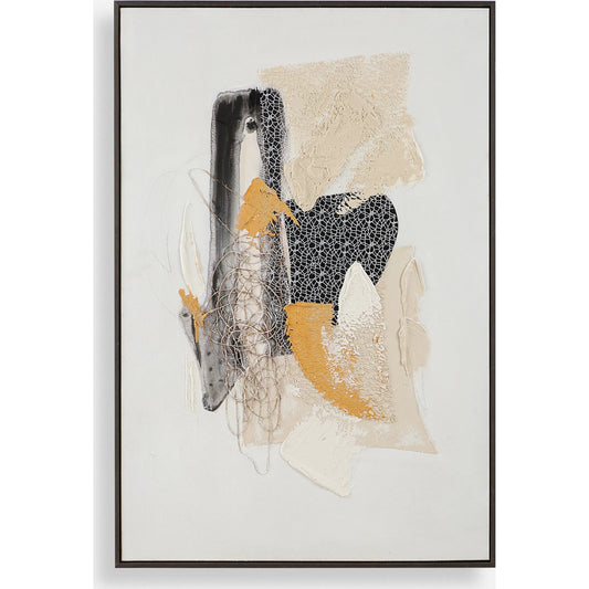 Scatter Abstract Hand Painted Canvas Art by Uttermost. Made from canvas, pine wood, acrylic in a unique style.