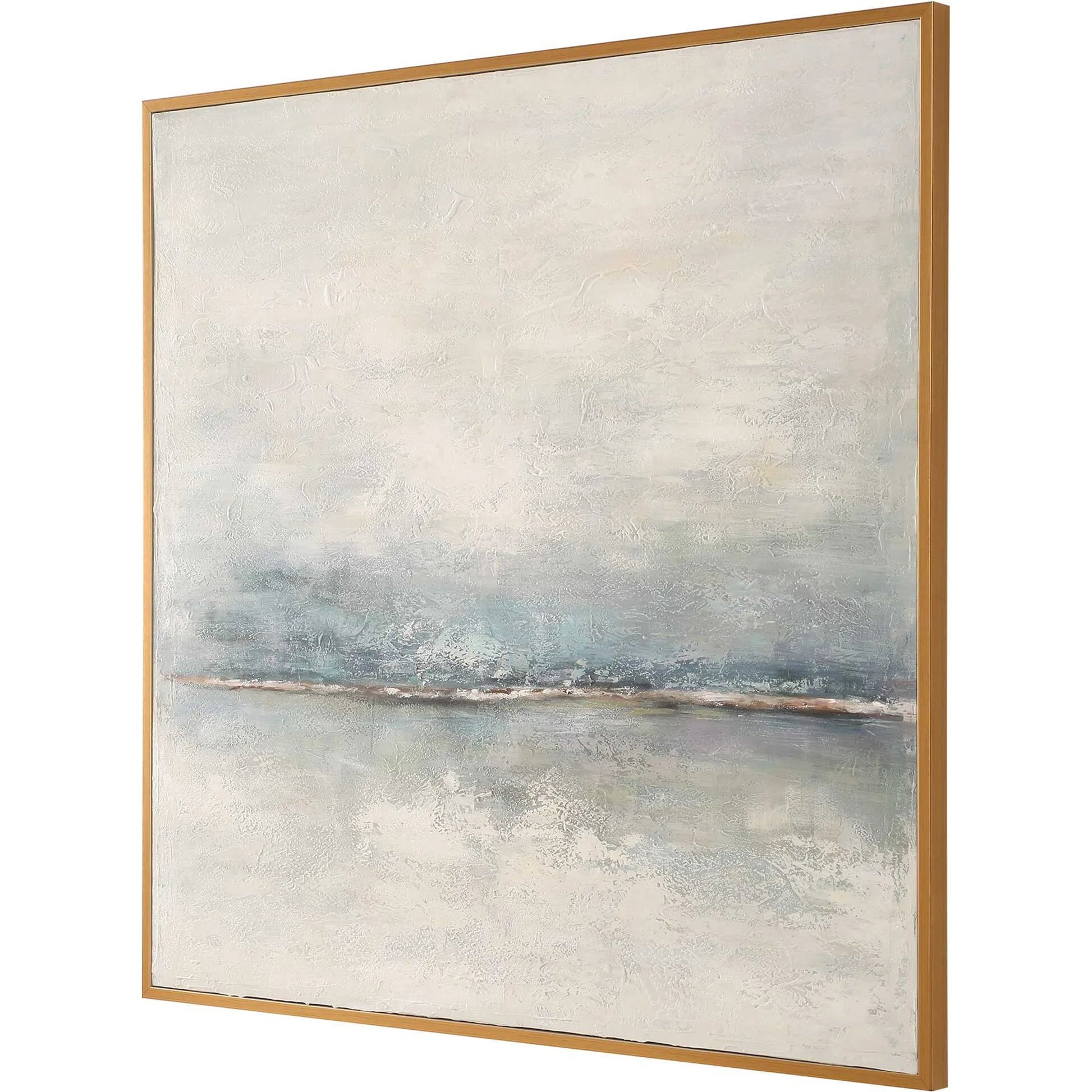 Foggy Morning Abstract Art by Uttermost. Made from pinewood, canvas, mdf in a unique style.