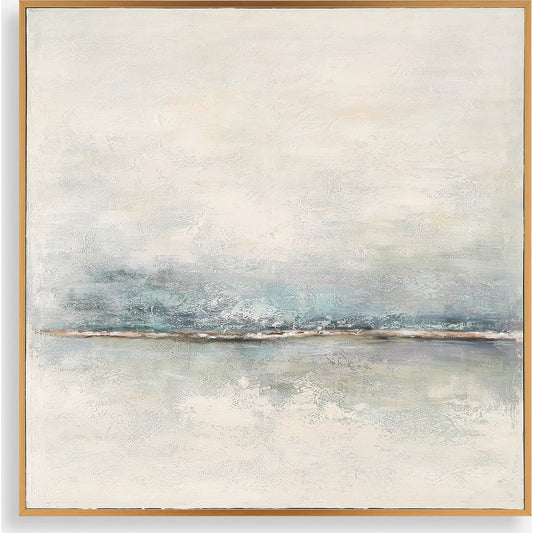 Foggy Morning Abstract Art by Uttermost. Made from pinewood, canvas, mdf in a unique style.