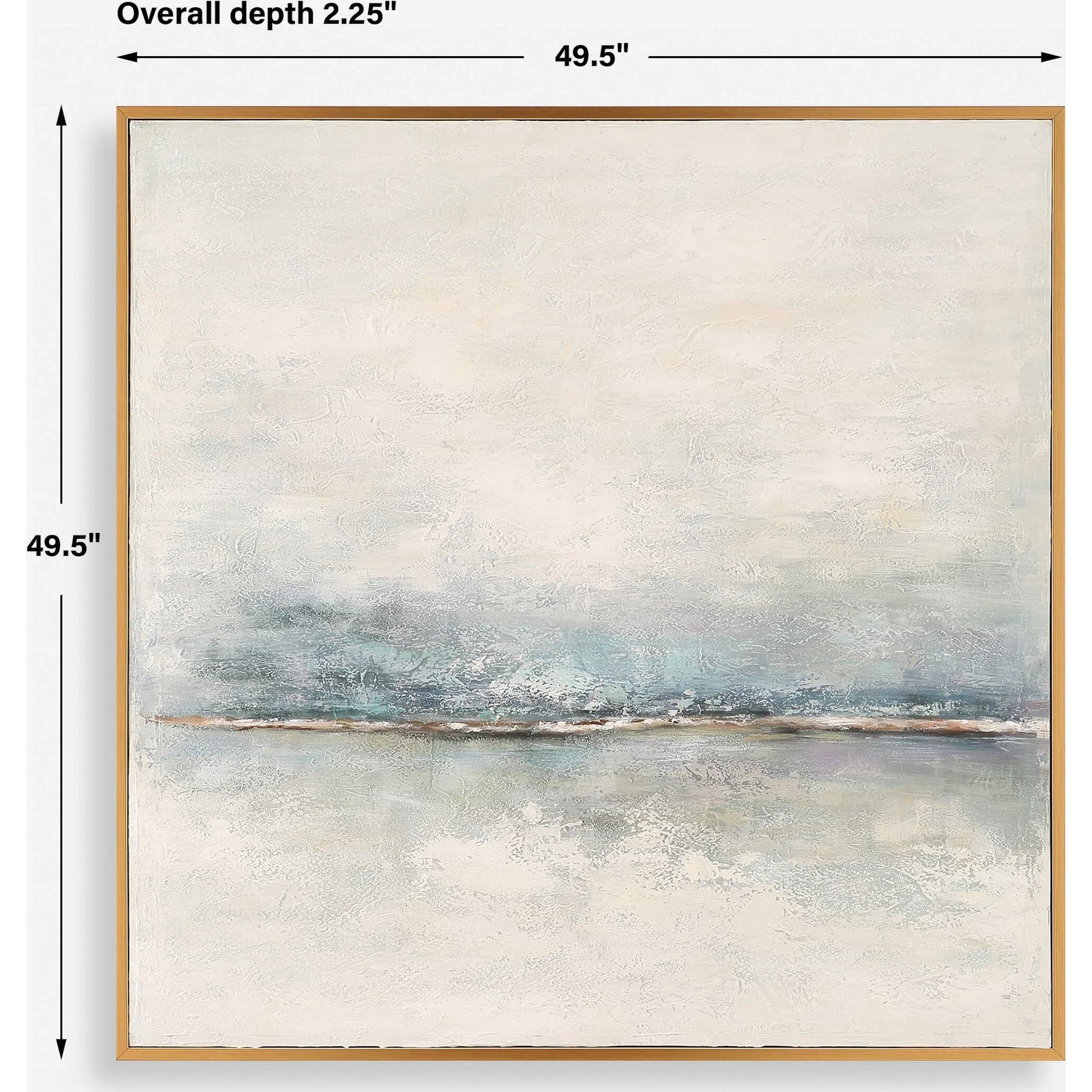 Foggy Morning Abstract Art by Uttermost. Made from pinewood, canvas, mdf in a unique style.