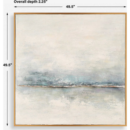 Foggy Morning Abstract Art by Uttermost. Made from pinewood, canvas, mdf in a unique style.