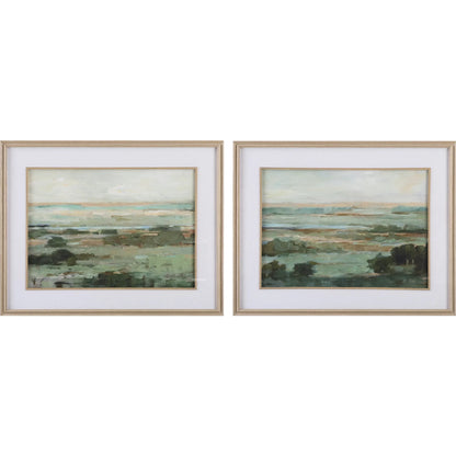Warm Valley Framed Prints by Uttermost. Made from plastic, glass, mdf, linen, paper in a cottage & farmhouse style.