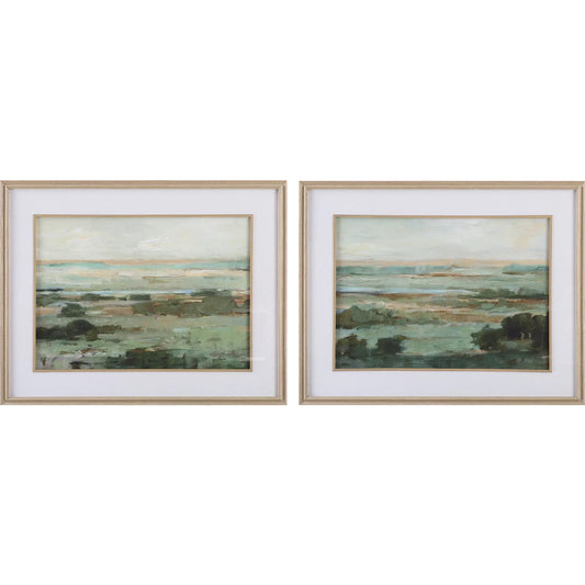 Warm Valley Framed Prints by Uttermost. Made from plastic, glass, mdf, linen, paper in a unique style.