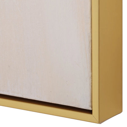 Waterfront Geometric Abstract Art by Uttermost. Made from canvas, plastic, pine, mdf, acrylic in a modern style.